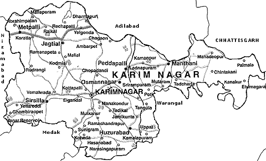 Maps of Karimnagar