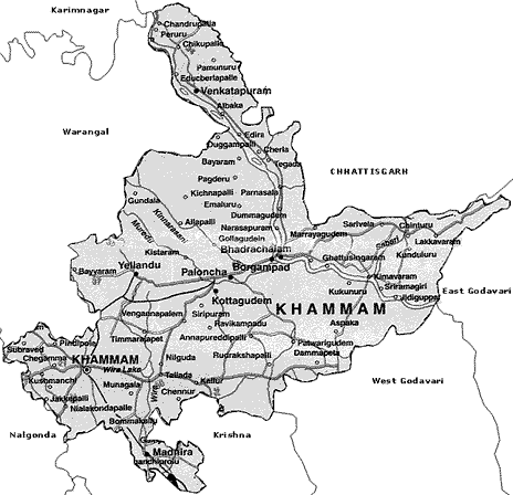 Maps of Khammam 