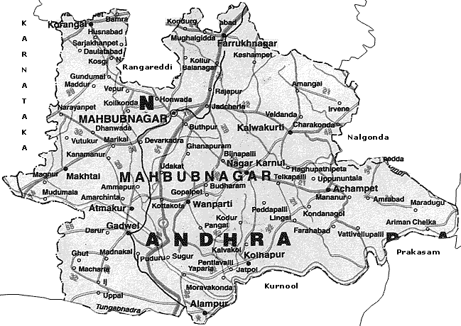 Maps of Mahbubnagar