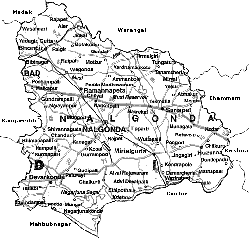 Maps of Nalgonda