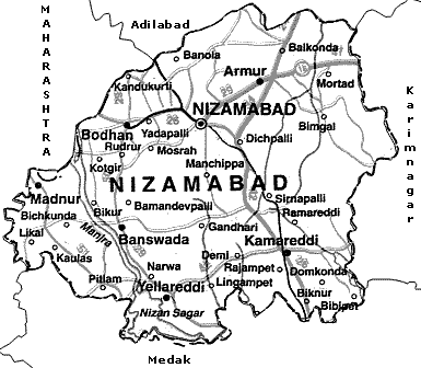 Maps of Nizamabad 