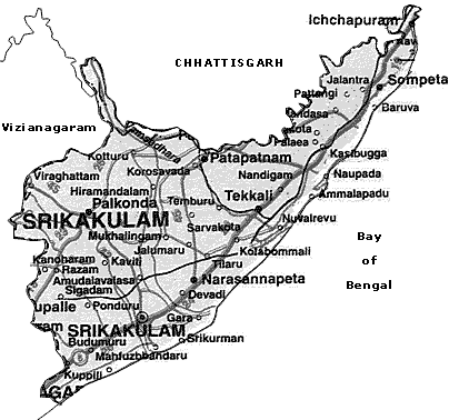 Maps of Srikakulam 