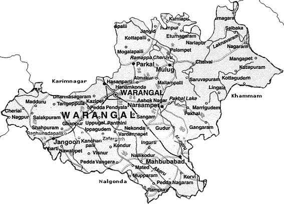 Maps of Warangal