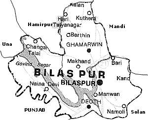 Maps of Bilaspur